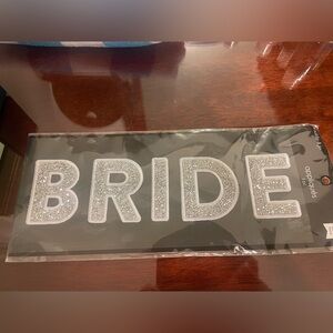 Bride sticky letters